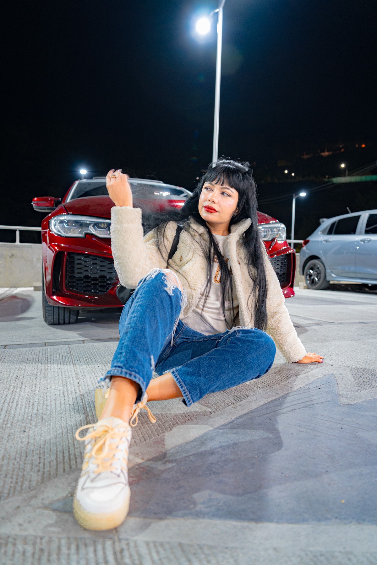 Hood Pose · Sherpa Collection